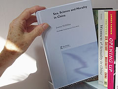 A photo of the 'Sex, Science and Morality in China' book